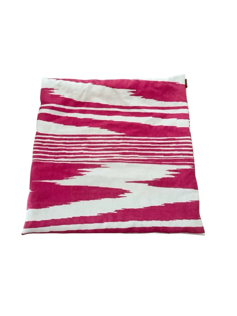 Missoni Home Neuss 100% Linen Pink Fuchsia Throw Accent Pillow Cover Cushion